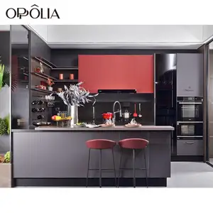 Stile australiano personalizza armadietti mobili da cucina mobili da parete Display e stoccaggio compensato modulare o di dimensioni personalizzate