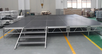 Plateforme de scène en aluminium de haute qualité, directement de l'usine, avec assemblage rapide et stockage facile pour événements extérieurs/concerts