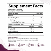 Gummies de collagène végétaliennes sans gélatine avec étiquette claire, Nutrition Beauté pour la Santé des Cheveux, de la Peau et des Ongles, Marque Blanche, Fournisseur OEM