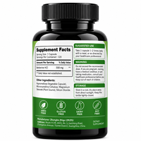 Capsules de berbérine, complément alimentaire naturel à base de plantes, soutient le métabolisme cardiovasculaire et le métabolisme du glucose, système immunitaire, étiquette privée OEM