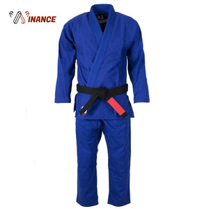 Gi bjj 100% algodón pre encogido tejido personalizado perla tejido único tejido armadura de Oro miel peine bjj gi kimono jiujitsu - Product Image 1