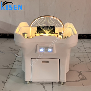 Kisen New Model Pipeless Luxury Shampoo <b>Bed</b> with Fashion ABS Material No Pipes Portable Durable Shampoo Basin - Product Image 1