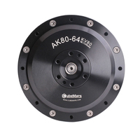 Moteur à engrenages à aimant permanent sans balais AK80-64 KV80 48V 48 Nm 48 tr/min, efficacité IE4, CubeMars, à bride industrielle collaborative