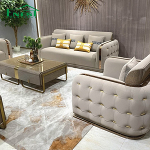 Canapé sectionnel sur mesure 1, 2 ou 3 places, style moderne et luxueux, en cuir véritable, pour salon, meubles de villa italienne, canapés modernos. - Product Image 4