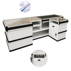 Comptoir de caisse en métal commercial personnalisé populaire <span class=keywords><strong>bill</strong></span> bureau caisse enregistreuse de caisse de supermarché - Product Image 4