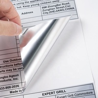 Étiquettes autocollantes mats étanches, dorés ou argentés, 100 pièces, autocollants anti-rayures, ronds et argentés, emballage argenté
