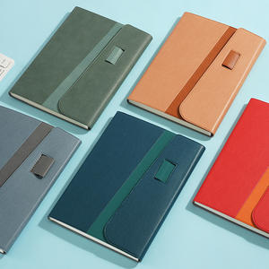 Custom Leather Organizer Planner Wireless Perfect Binding 80gsm Paper Multifunction Business Office Notebook LX-0129 - Product Image 3