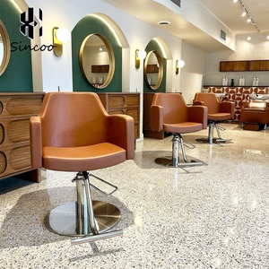 Poltrona da Parrucchiere Moderna per <span class=keywords><strong>Donna</strong></span>, Sedia per Acconciature e Taglio Capelli, Stile Contemporaneo - Product Image 2