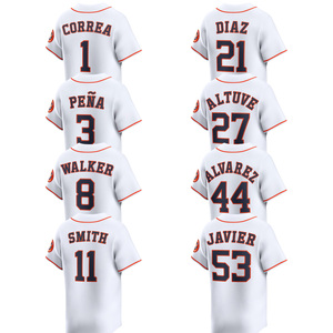 Camisetas de Béisbol Personalizadas Edición Limitada 2025 para Hombre y Mujer, Uniformes Juveniles Bordados con Logos del Equipo de Houston - Product Image 1