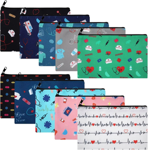 Wholesale <b>Nurse</b> Makeup Pouch Canvas Zipper Medical Nursing Student Travel Toiletry <b>Bag</b> <b>Nurse</b> Pattern Cosmetic <b>Bag</b> - Product Image 5