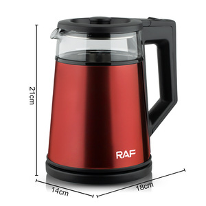 Hervidor Eléctrico de Vidrio para Agua Caliente y Té, Calentamiento Rápido, Olla de Cocina Doméstica para Salud y Bienestar - Product Image 2
