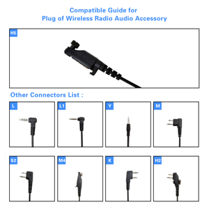 Micro Loa H99B-H5 Micro Loa Bộ Đàm Hiệu Suất Cao Cho Hytera TC610P TC700P TC780 - Product Image 6
