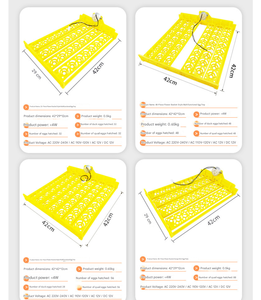 Incubadora Totalmente Automática, Bandeja de Plástico para <span class=keywords><strong>Huevos</strong></span> de Codorniz, Incubadora para Pollos, Patos, Gansos, Codornices y Aves, Incubadora Pequeña de Bajo Consumo - Product Image 6