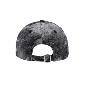 Gorra de Béisbol de Mezclilla Lavada Personalizada con Patrón de Camuflaje, 6 Paneles, Ajustable, Unisex, Casual, con Logotipo en el Panel Frontal - Product Image 3