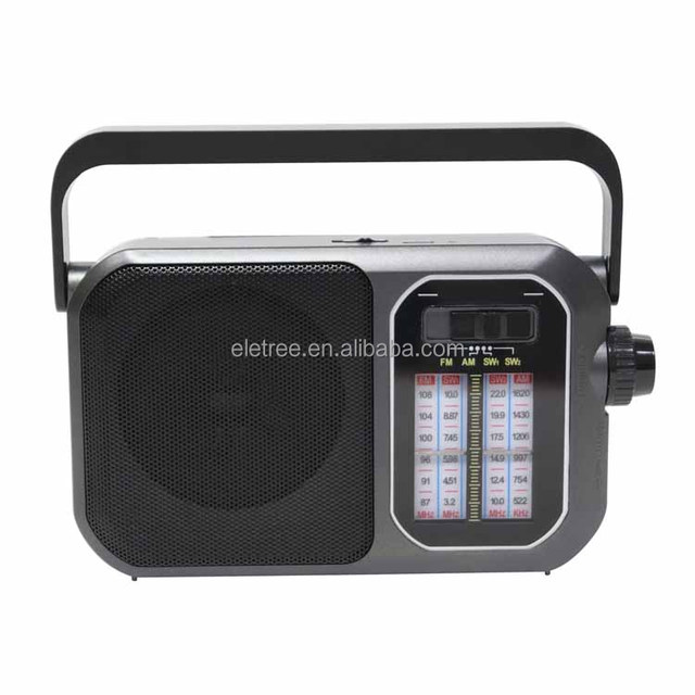 Meier M-9396 Portable Rechargeable Am Fm Sw 4 Bands Radio With Torch