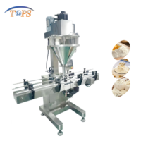 Machine de dosage semi-automatique à commande PLC, entraînée par engrenages et moteur, 1-500g pour quartz, farine, poudre, boissons et sacs