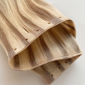 Extensions de cheveux humains vierges 100% Super Invisible Hole Pu Flat Weft, durée de vie plus longue grâce à l'extension Hole Weft - Product Image 6