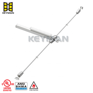 KEYMAN ANSI Brandschutz tür <span class=keywords><strong>Push</strong></span> <span class=keywords><strong>Panic</strong></span> Bar Robustes vertikales Notausgang gerät aus Edelstahl aluminium mit Brandschutz - Product Image 5
