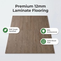 12mm Laminated Wood Flooring ENF Grade Natural Wood Grain Waterproof Oak Timber Wood Floor Manufacturer
