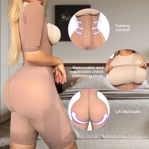 Étape 2 Fajas Colombianas <span class=keywords><strong>Gaine</strong></span> BBL Post Opératif Body Shapewear Fajas Corset Minceur Corps Shaper Minceur <span class=keywords><strong>Gaine</strong></span> - Product Image 2
