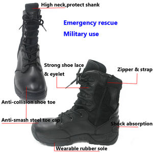 Offre Spéciale Chine Confortable Durable S3 <span class=keywords><strong>Botte</strong></span> <span class=keywords><strong>de</strong></span> sécurité en cuir Hommes Pompiers Bottes <span class=keywords><strong>de</strong></span> sauvetage incendie - Product Image 5