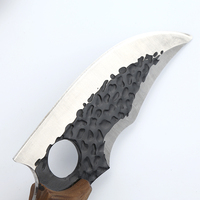 Couteau Viking avec étui, en acier à haute teneur en carbone, forgé par un chef, couteau à désosser, couteau à viande multi-usage, couteau de boucher, pour le camping en plein air et le barbecue