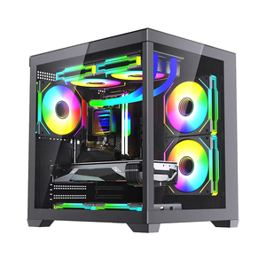 Meilleure vente panneau latéral Micro ATX RGB PC Case Desktop USB 3.0 Pc Cabinet <span class=keywords><strong>Gaming</strong></span> Computer Cases Towers for Desktop - Product Image 1