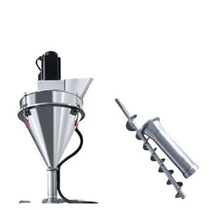 Machine de remplissage de poudre semi-automatique à vis doseuse pour bouteilles multi-saveurs avec servomoteur - Product Image 5