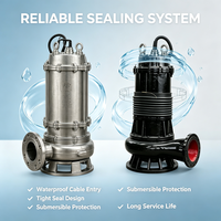 Pompe submersible durable en fonte de haute qualité pour eaux usées, OEM, grande capacité, série WQ pour l'irrigation