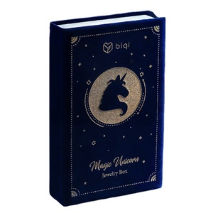 Boîte à bijoux de voyage en forme de livre de la série Contes de fées, présentoir pour bijoux, boîtes cadeaux pour bijoux - Product Image 1