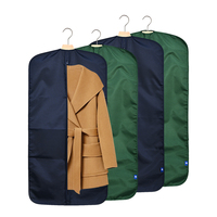Sac à vêtements personnalisé en polyester réutilisable avec logo Sac de rangement en tissu anti-poussière en stock