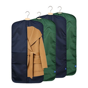 In Stock personalizzato poliestere riutilizzabile DCustom abito indumento borsa con logo custodia custodia In tessuto antipolvere - Product Image 2