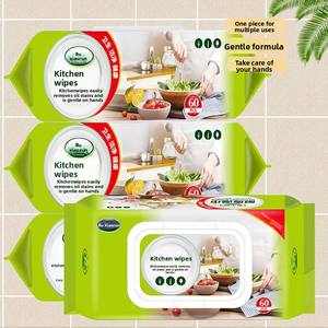 Toallitas de Papel para Cocina, para Limpiar Mesas y el Hogar, Eliminan Manchas de Aceite, Limpian Campanas Extractoras, Toallitas Húmedas - Product Image 2