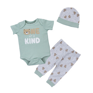 Conjunto de 3 Piezas de Ropa <span class=keywords><strong>para</strong></span> Bebé, Mono de Algodón 100% Clase A <span class=keywords><strong>para</strong></span> Recién Nacido, Manga Larga y Corta, Ropa Infantil <span class=keywords><strong>para</strong></span> las Cuatro Estaciones, Listo <span class=keywords><strong>para</strong></span> Enviar - Product Image 5