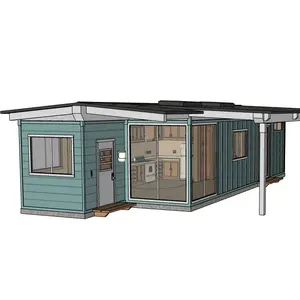 Economic villa modular house prefab home prefabricated house luxury container house