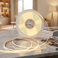 Bande LED COB ultra-fine et étroite de 3 mm, 12 V, 480 LED/m, CRI90, IP20, découpable, 2700K, 3000K, 4000K, 6500K, éclairage flexible pour armoires de cuisine