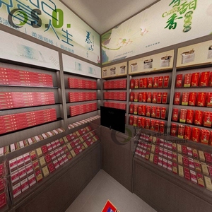 ชั้นวางจอแสดงผล LED แบบอะคริลิคสำหรับเคาน์เตอร์ร้านบุหรี่ไฟฟ้า - Product Image 1