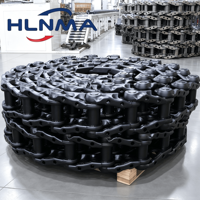 Ensemble de maillons de chenilles robustes pour excavatrices, pièces de train de roulement pour Komatsu PC200, CAT 320, Volvo EC210, Hitachi ZX200, chaîne de chenilles