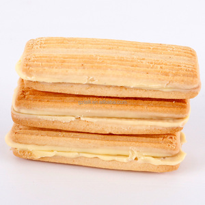 Biscuits sandwichs premium saveur vanille, texture croustillante, procédé de cuisson par étirage, crème douce, œuf, <span class=keywords><strong>yaourt</strong></span>, <span class=keywords><strong>chocolat</strong></span> - Product Image 3