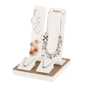 Bán Hot Đồ Trang Sức Hiển Thị Kệ Đồ Trang Sức Khung Màu Xám Nhung Chủ Hiển Thị Trường Hợp Hiển Thị Organizer <span class=keywords><strong>Tray</strong></span> Đứng Bán Buôn - Product Image 4