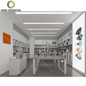 Design d'intérieur de boutique élégante, vitrine haut de gamme pour téléphones portables, comptoir de réception personnalisé pour boutique de téléphonie mobile, décoration - Product Image 6