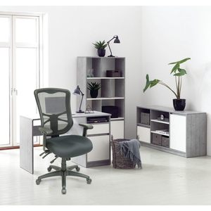 Silla Elevadora Multifuncional Alera Serie Elusion, Respaldo Alto, Color Negro, Altura Ajustable, Reposacabezas, Diseño Tradicional, Tela de Espuma, PP - Product Image 3