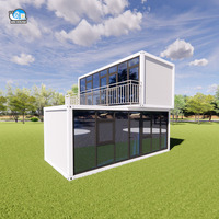 Grosir rumah kontainer Modular kustom Suzhou WN pusat belanja restoran prefabrikasi rumah Bar kopi Bar prefabrikasi