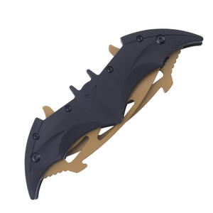 Batmen de acero inoxidable para adultos, juguete creativo de murciélago volador plegable, venta al por mayor, oro titanizado, arcoíris, EDC, plegable de bolsillo, en venta al por mayor - Product Image 5