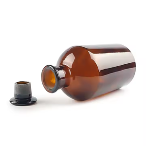 Fabricante 250ml 500ml Botellas de reactivo de vidrio ámbar con tapa de corcho para uso de <span class=keywords><strong>Farmacia</strong></span> y boticario de laboratorio - Product Image 4