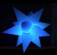 Étoile géante gonflable 2m 4m 6m 8m 10m Décorations de fête de boîte de nuit Étoiles suspendues à éclairage LED