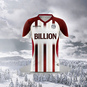 Ensembles de football unisexes personnalisés, meilleure qualité, nouvelles fonctionnalités, découpe automatisée, impression de noms, séchage rapide, 100% polyester, football d'été - Product Image 2