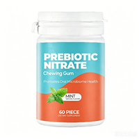 Vitahall OEM Chewing-gum prébiotique au nitrate saveur menthe favorisant la santé du microbiome buccal, stimulant l'énergie, complément alimentaire