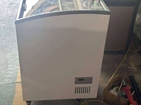 Vitrine congélateur pour glaces et bâtonnets glacés de 100 L à 200 L avec porte vitrée incurvée