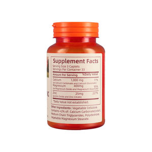 Suplemento de calcio, magnesio y zinc para adultos, compatible con la salud ósea y nerviosa, cápsulas de calcio, magnesio y zinc - Product Image 4